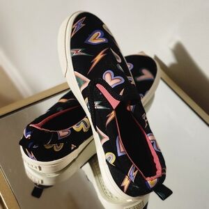 Colorful Patterned Slip-On Sneakers